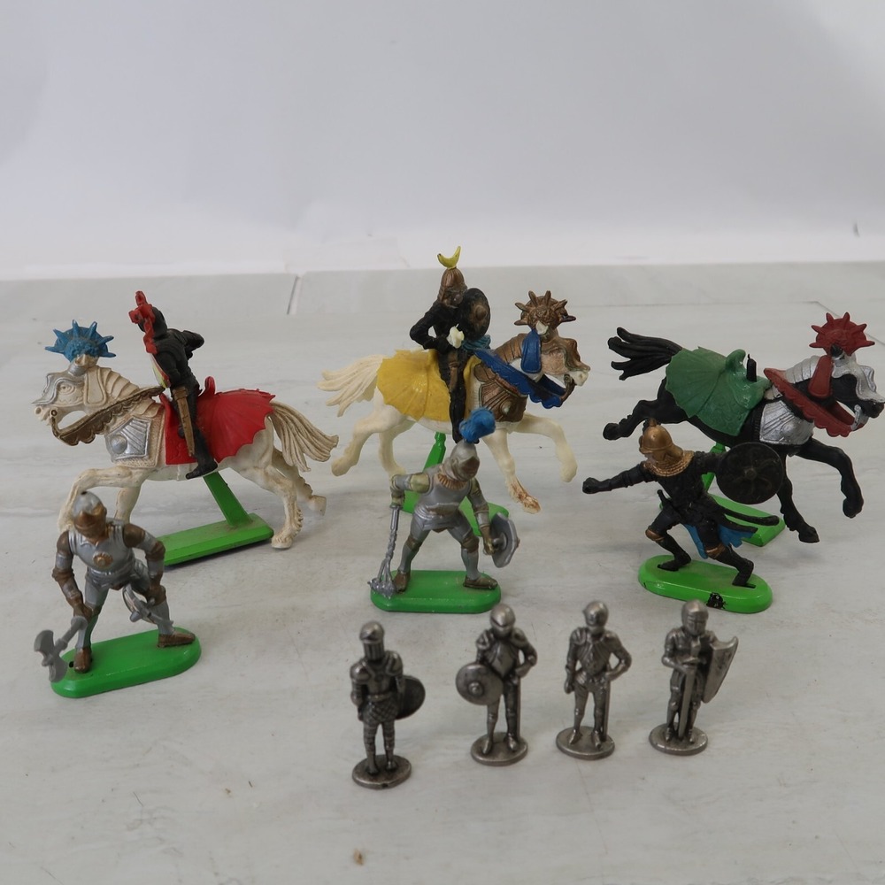 Lot of 6 Britain's Deetail 1971 Civil War Soldiers & Horsemen Battle Vintage